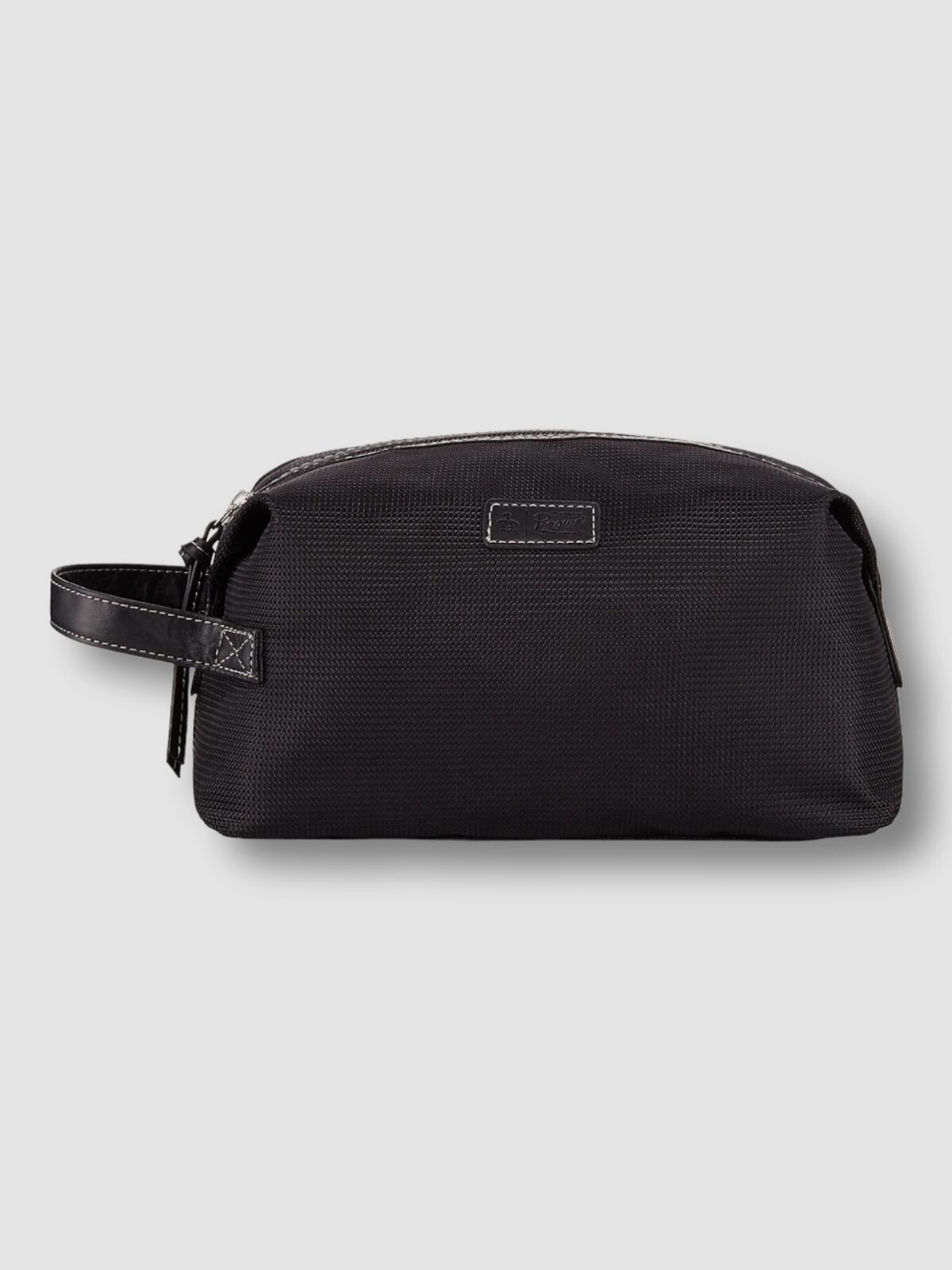 $50 Original Penguin Men's Black Fuax-Leather Travel Textured Shaving Case Bag