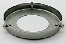 Steel Gas Pump Globe Ring Holder 6" Base, Made in the USA