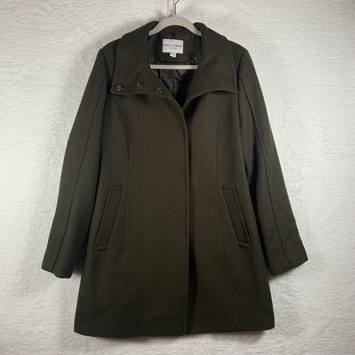 Cole Haan Signature Snap Front Wool 