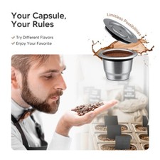 Reusable Nespresso Coffee Capsules Stainless ...