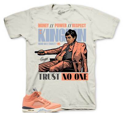 Shirt To Match AJ Retro 5 Crimson Bliss Shoes - Trust issues Tee