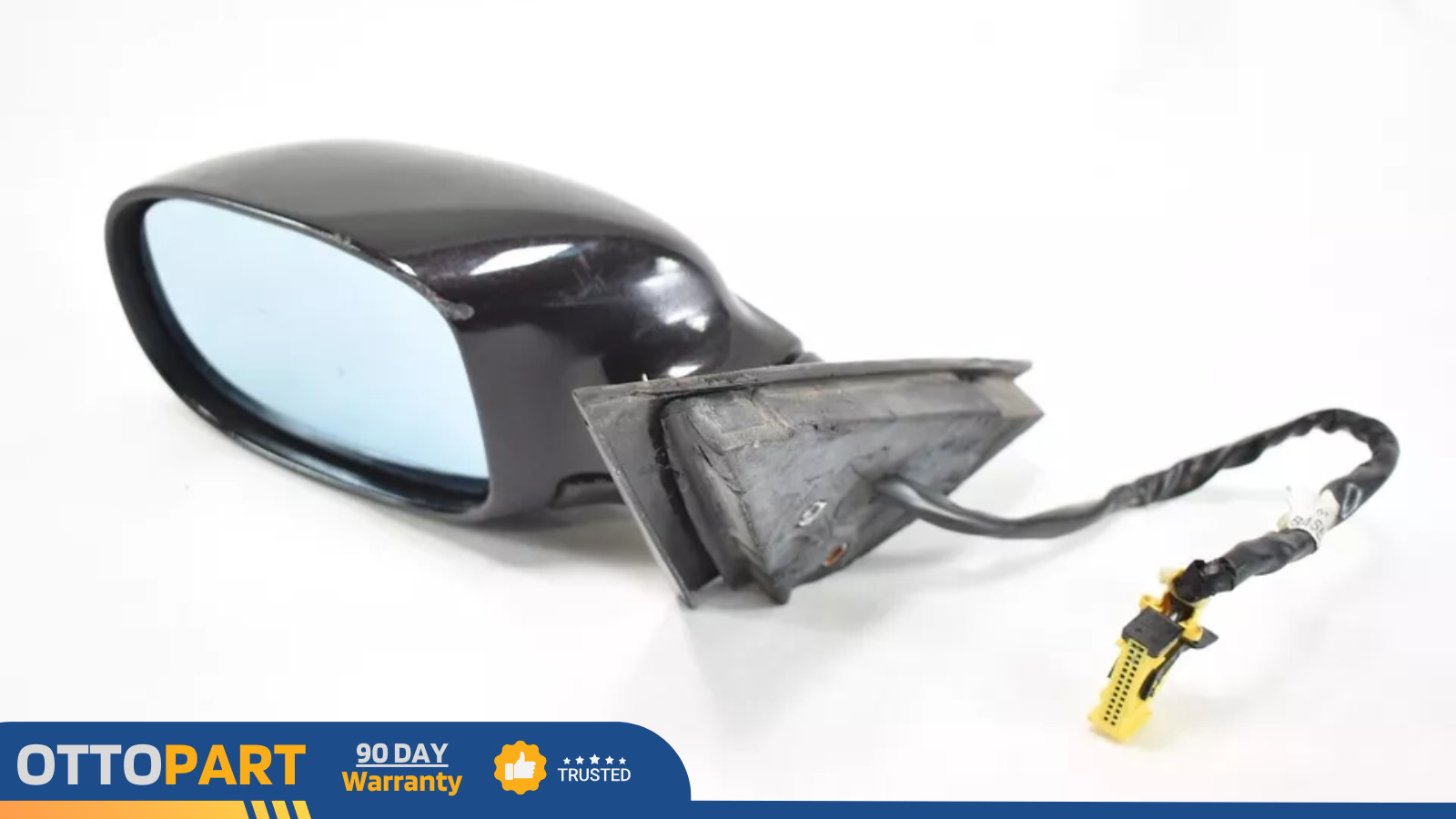 03-08 Maserati Quattroporte M139 Front Left Driver Side View Door Mirror Black