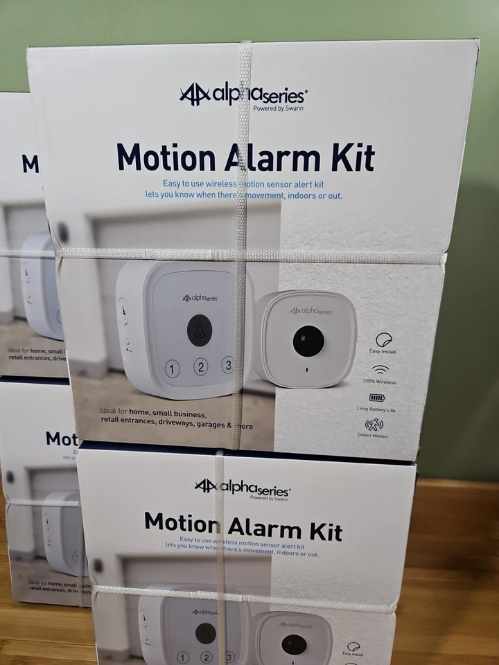 Swann Alpha Series Wireless Motion Kit Sensor Unit & Chime Indoor Outdoor Set 4 - Image 3 of 4