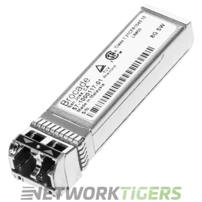 Brocade XBR-000163 57-1000117-01 8Gb Fiber Channel Shortwave SFP+ Transceiver