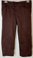 Lilly Pulitzer Palm Beach Fit Brown Corduroy Cotton Pants Chocolate Size 4