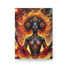 Fire Goddess Hardcover Journal Matte, Notebook, Blank Pages Diary,