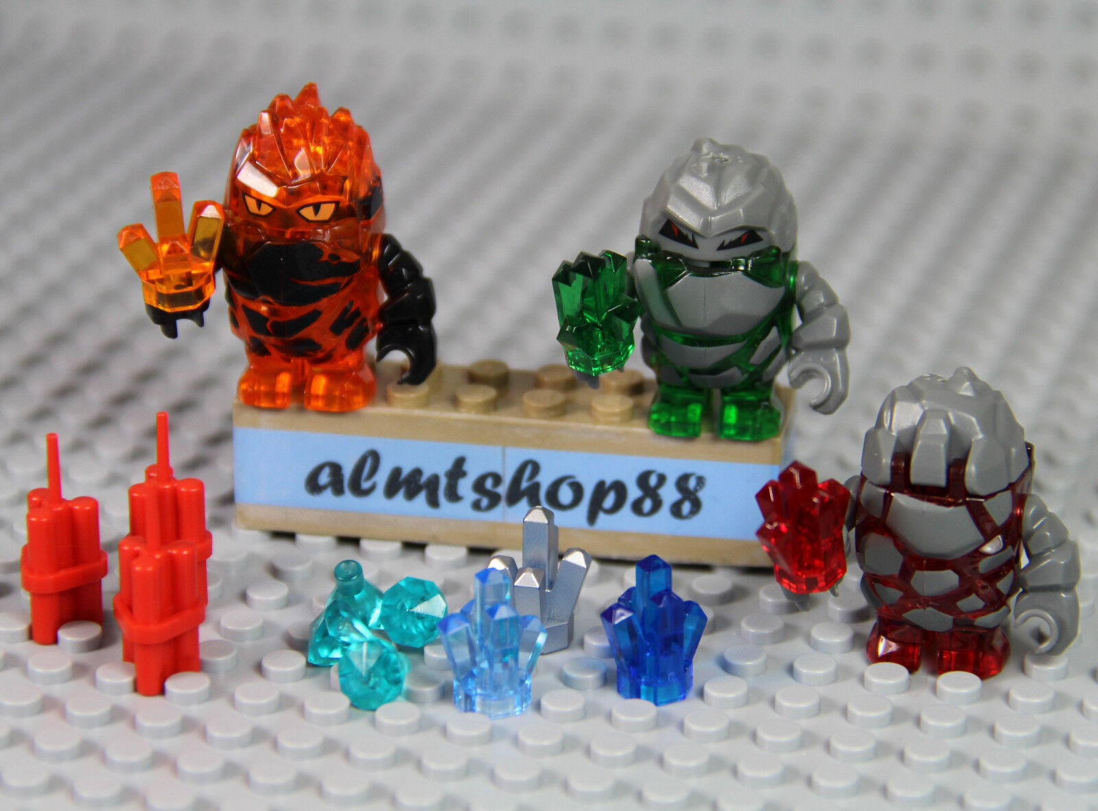 LEGO Power Miners - Rock Monster Boulderax Meltrox Firax Minifigure 8957  8191