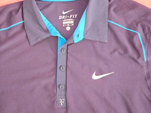 Nike RF Polo Shirt Roger Federer Atp Finals 2011 Winner - Foto 7 di 13