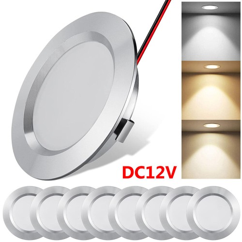 12V LED Interior RV Boat Recessed Ceiling Lights Camper Super Slim