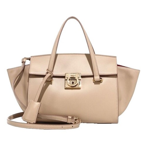 Salvatore Ferragamo Zeri Double Bow Point Pump Blush/Tan  display picture 1