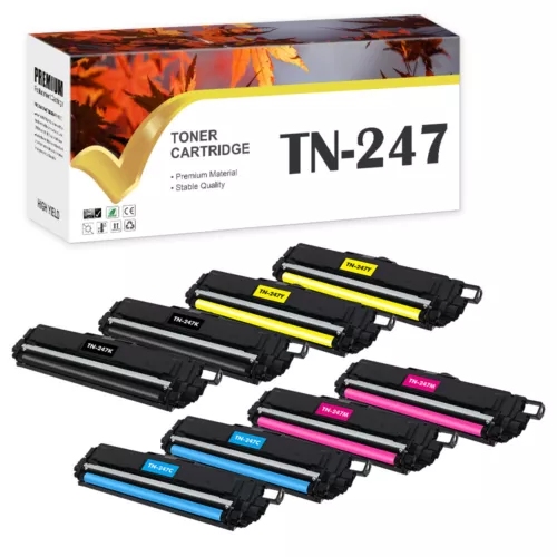 Toner Compatible with Brother MFC-L3750 CDW DCP-L3550 CDW L3510 CDW TN243 TN247