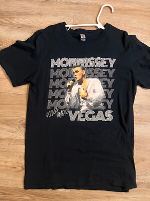 Medium Black Morrissey 2022 Viva Moz Vegas Tee