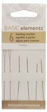Beading Needles BASIC elements BIG EYE  10  12 TWIST assortment