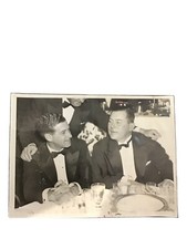 1937 Bucky Harris & Boston Red Sox Baseball Owner Tom Yawkey Press Photo