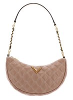 Guess Giully Top Zip Shoulder Bag Schultertasche Tasche Beige Beige Neu
