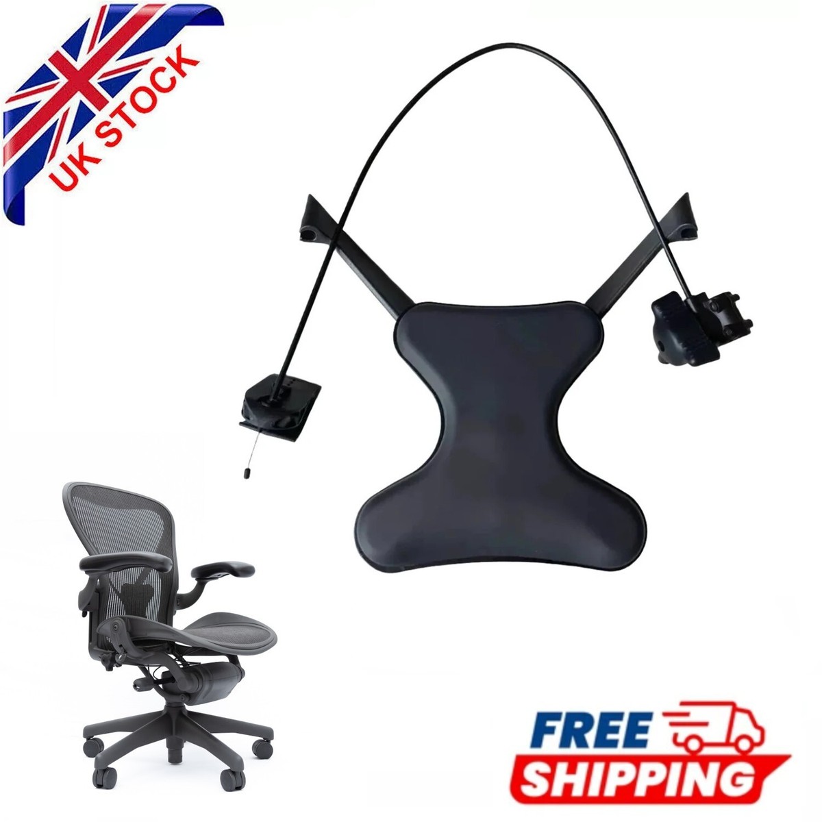 Herman Miller Aeron Size C Classic PostureFit Support Kit chair