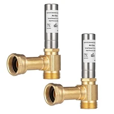 2 Pack Water Hammer Arrestor Washing Machine 3/4 Absorb Shock And Reduce Noise