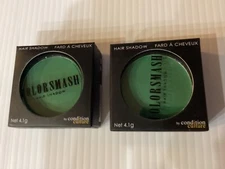 Colorsmash HAIR SHADOW Evergreen (2) TEMPORARY DYE 0.11 oz WASH OUT CHALK Boxed