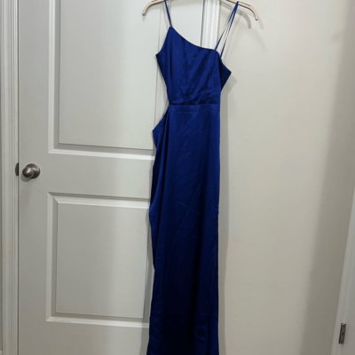 aidan mattox royal blue dress Aidan Mattox Womens Lace Sleeveless Evening Dress Black