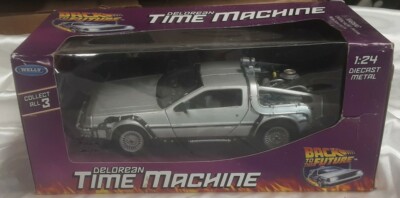 未開封 1/24 WELLY DeLorean Time Machine Welly DeLorean Time Machine 1985 BACK TO THE FUTURE 2 - 1:24