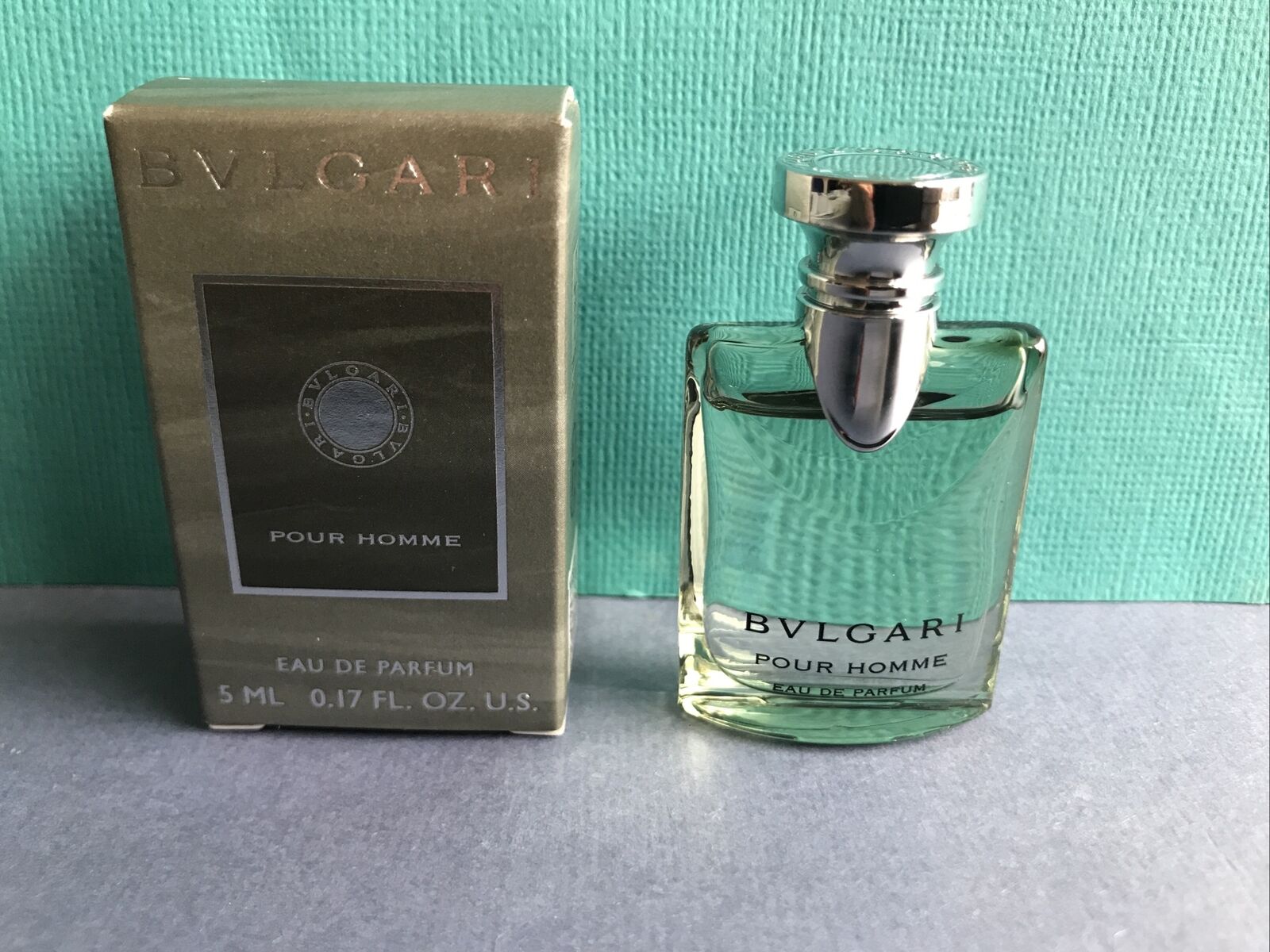 BVLGARI Pour Homme Eau de Parfum 5 ml Miniature Fragrance Perfume