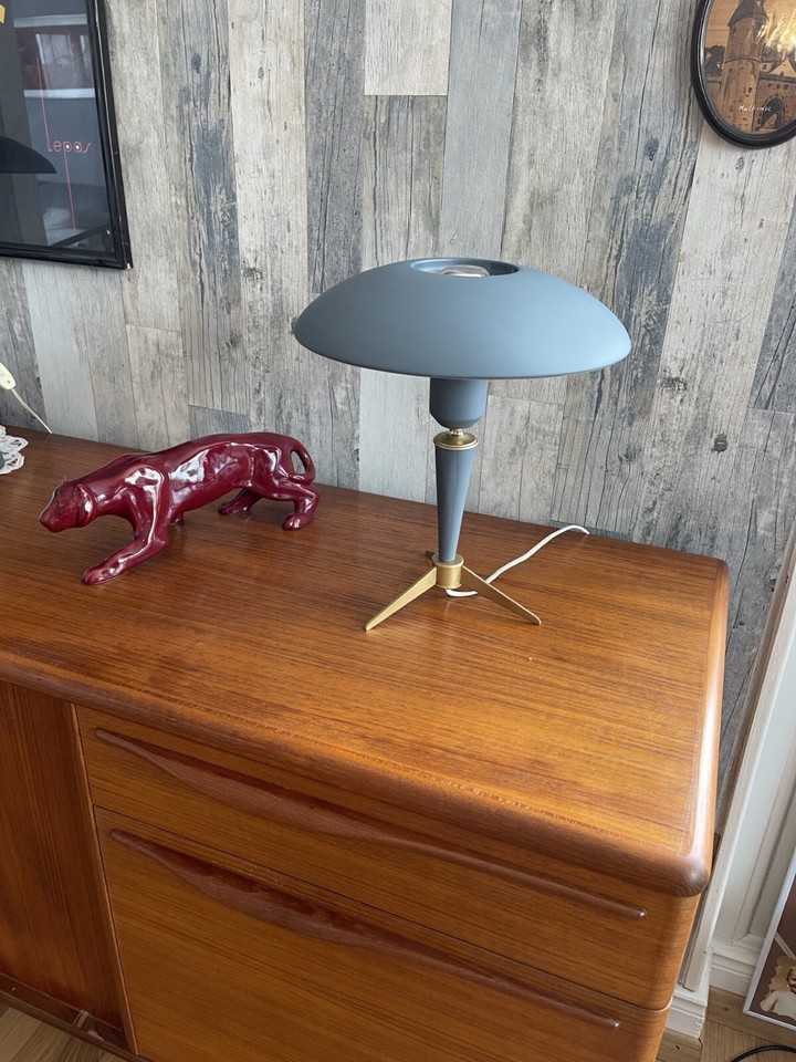 Vintage Table Lamp by Louis Kalff for Philips bijou Mid Century Space