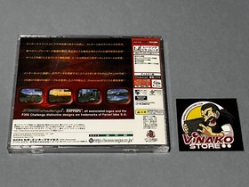 F355 Challenge SEGA Dreamcast NTSC-J Spinecard + Reg. Karte
