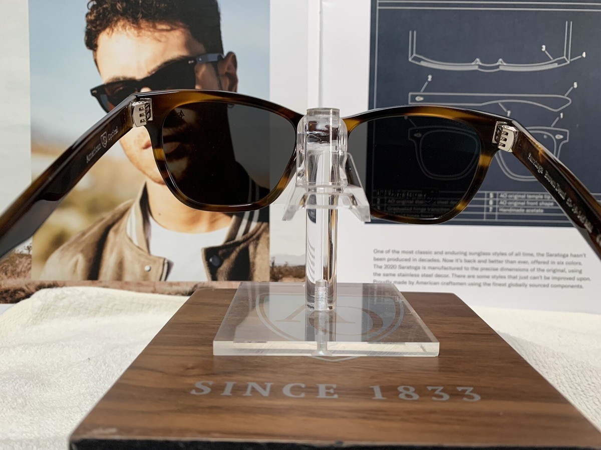American Optical Saratoga Brown-Demi With True-Color Gray 