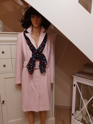 Schicker Mantel Blazer-Mantel ''Bodyflirt'' Gr.40/42/44 rosa rosé Wolle Gürtel NEU