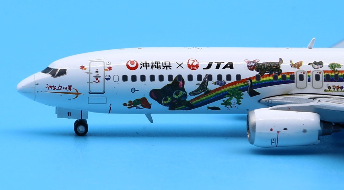 JC Wings 1:400 Japan TransOcean Air Boeing 737-800 Diecast