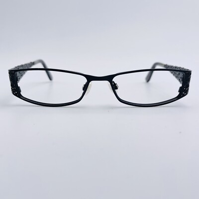 GHOST Brille MATT SCHWARZ RECHTECKIG Brillengestell MOD: ISABELLE COL.1