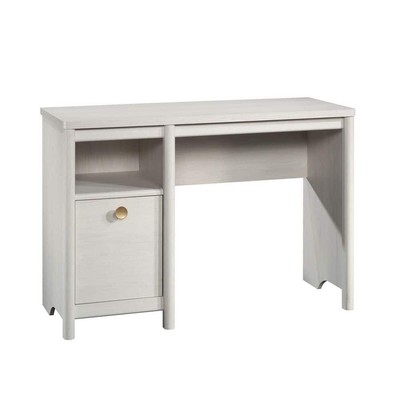 SAUDER Computer Desk 17.24''x43.15''x29.9'' Dover Edge Glacier Oak w/Door Durable