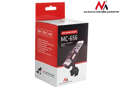 Support de vélo pour téléphone/ GPS Maclean MC-656 - Photo 3/9