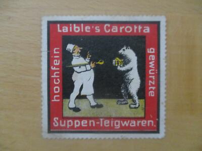 (3177) Reklamemarke - Laible´s Carotta Suppen-Teigwaren