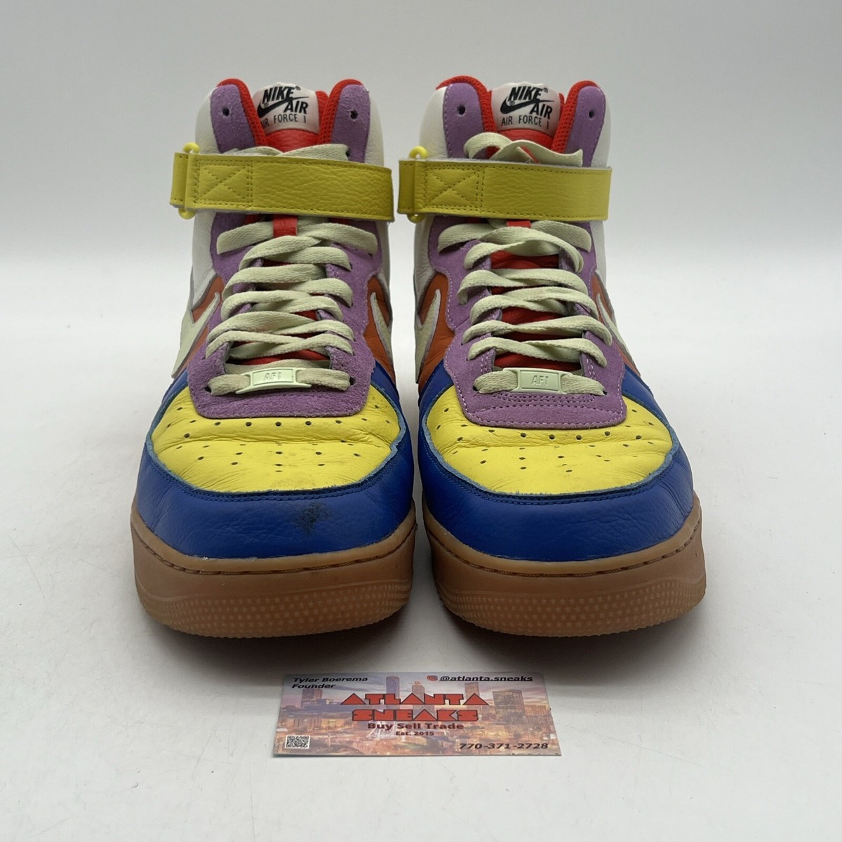 SIZE 13 - Nike Air Force 1 High By You iD Multi Color SIZE 13 - Nike Air Force 1 High By You iD Multi Color