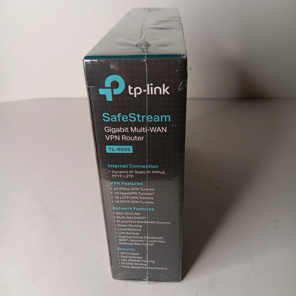 TP-LINK TL-R605 SafeStream Gigabit LAN Port Multi-WAN VPN Secured Router Firewal - Image 4 of 4