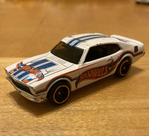 Vintage 2009 Hot Wheels '71 Maverick Grabber Rare Original Old Car Orange Rims + - Bild 1 von 7