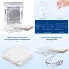 Dental Vacuum Thermoforming Sheet Splint Retainer Hard/Soft 1.0/1.5/2.0/3.0 mm