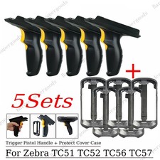 5Set Snap On Trigger Pistol Handle  Protect Cover for Zebra TC51 TC52 TC56 TC57