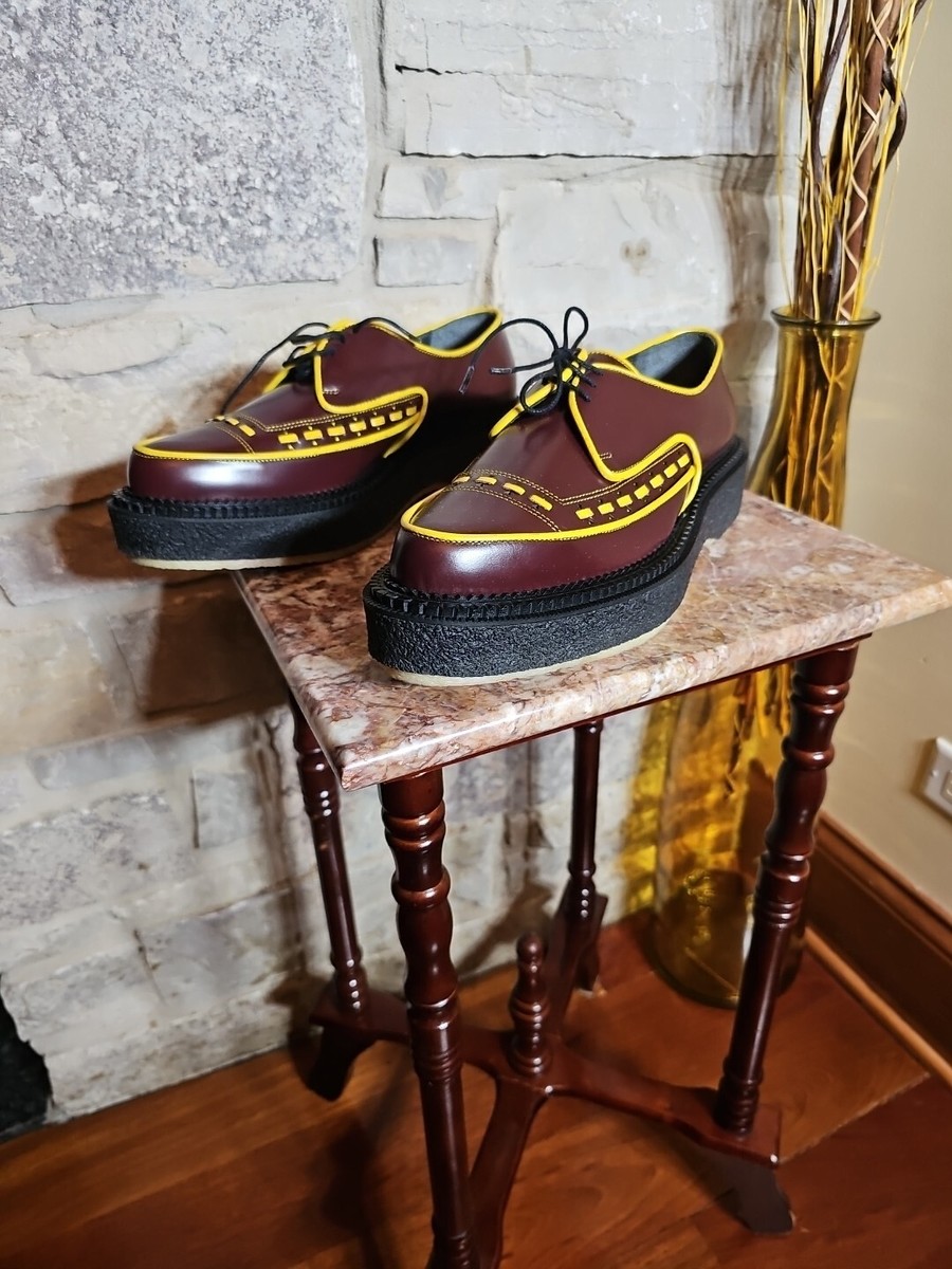 Adieu Paris Classic Type 101, Bordeaux/yellow Men's Shoes Adieu Paris Classic Type 101, Bordeaux/yellow Men's Shoes