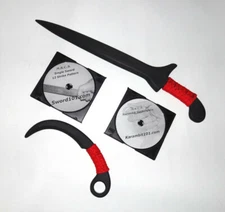 Kalaj Kutter Training Sword Practice Silat Kris FMA MORO Karambit Knife DVD