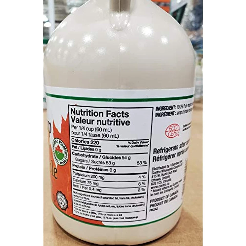 Kirkland Signature 100% Maple Syrup, Dark Amber, 33.8 fl. oz. - Image 3 of 3