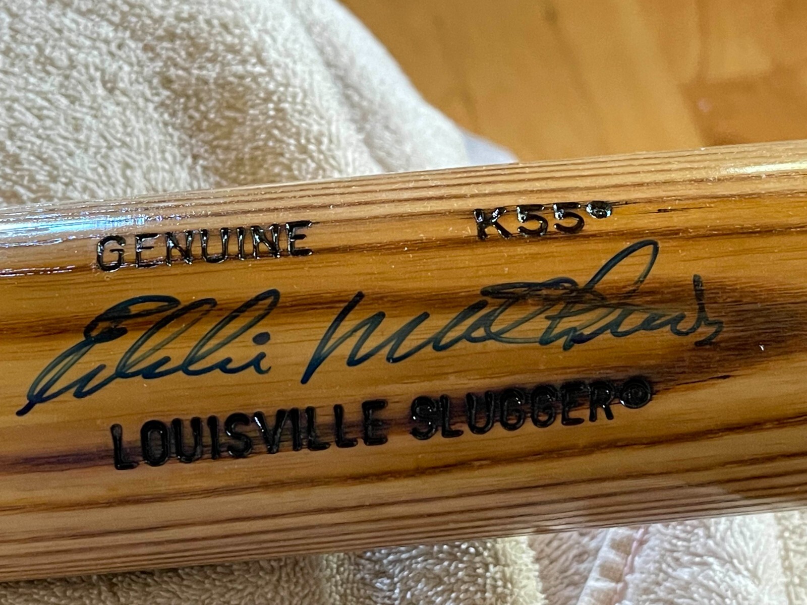 Eddie Matthews signed Louisville Slugger 155 K55 Bat eBay