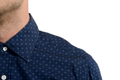 Chemise Habillée Bleue Dandylife By Barba - Taille US 15,75 IT 40, 100% Coton, Neuf Avec étiquettes