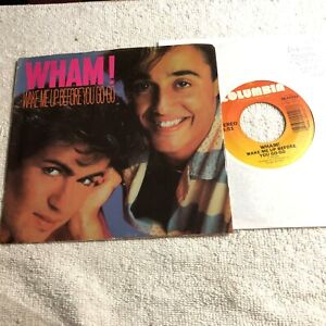 45rpm Slv My Ps12 Wham Wake Me Up Before You Gogo Same Instr Copy B Ebay