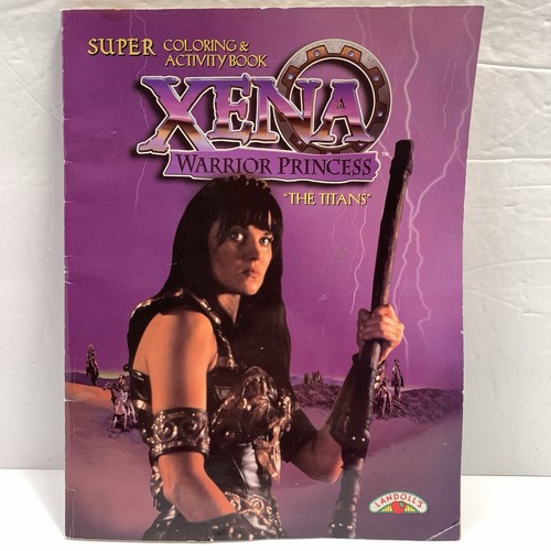 Xena Warrior Princess Coloring Book The Titans Lucy Lawless Vintage 90s ...
