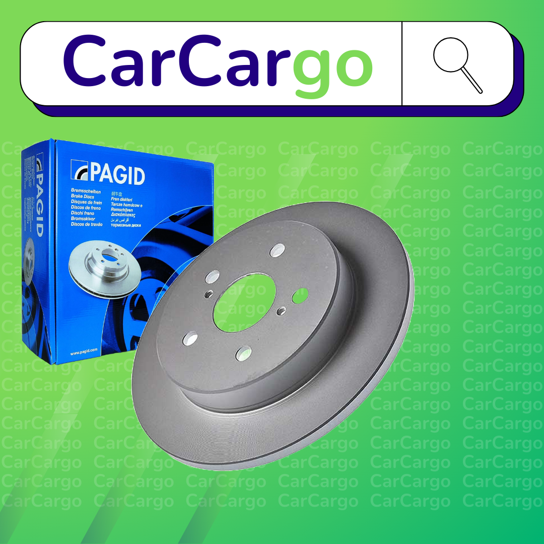 Pagid Solid Rear Brake Discs Pair For Toyota C-HR 1.8 Hybrid 2016-2024 281 mm