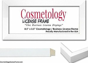 Business License Certificate Wood Frame - Made To Hold 