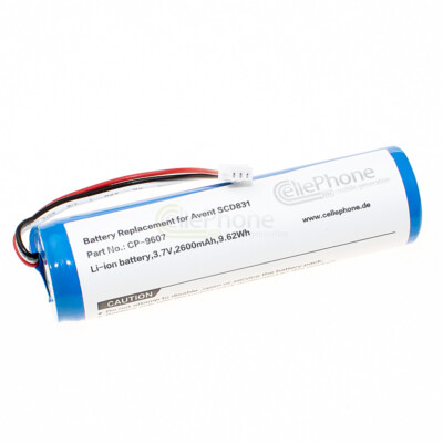 3,7V Akku Li-Ion für Philips Avent SCD835/52 SCD841/26 2600mAh
