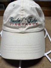 1982 Vintage Hat Thunder Ridge Vineyards Wine Cool Hat